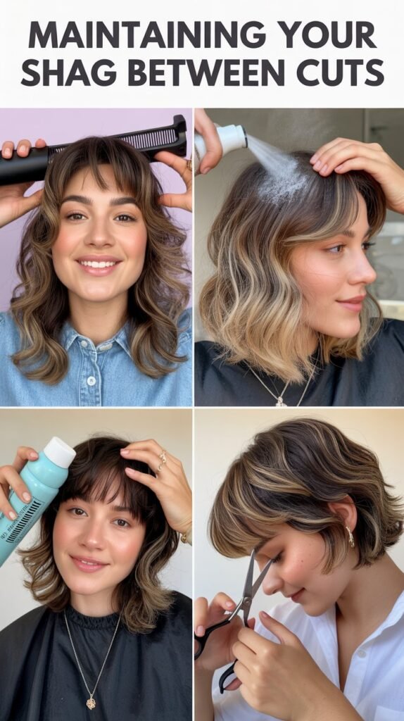  Maintaining Your Shag Between Cuts