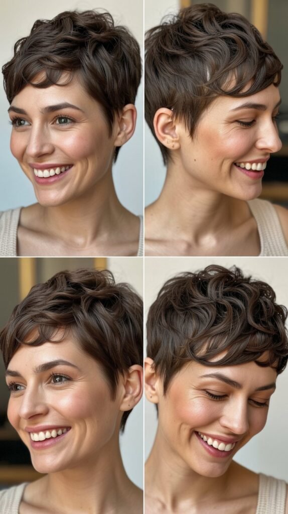 Pixie with Crown Volume