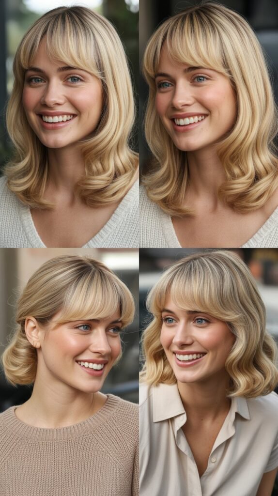 . Feathered Layers with Wispy Curtain Bangs