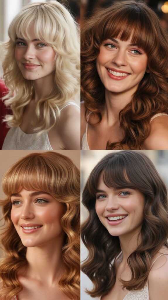 Full Fringe with Glamorous Waves