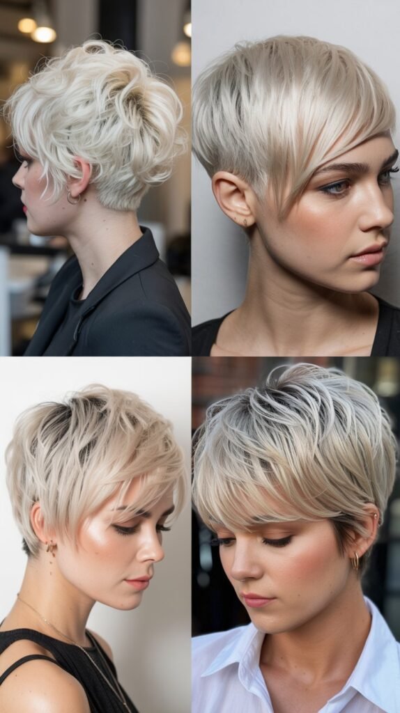 21. Platinum Blonde Pixie