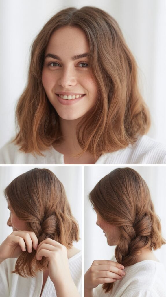  The Simple Side Braid