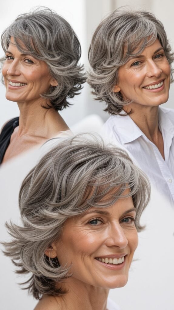  Feathered Side Bangs