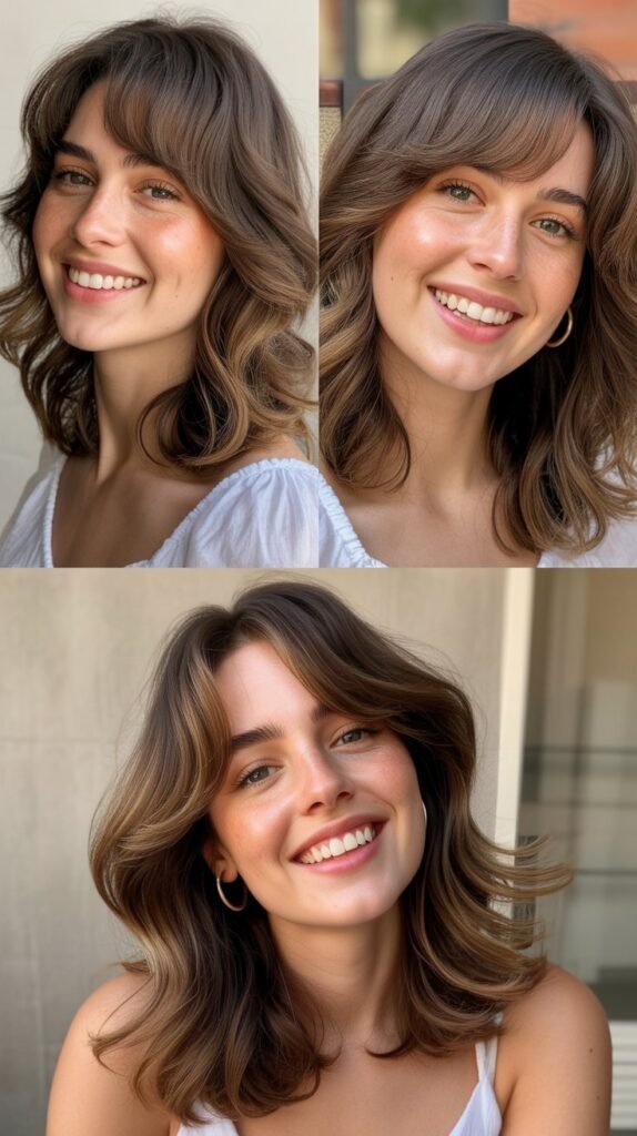  Soft Bangs with Soft Layers