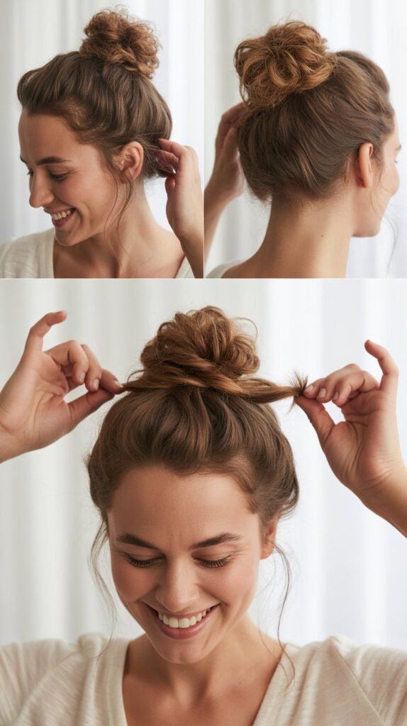  The Quick Topknot That Hides Dirty Hair