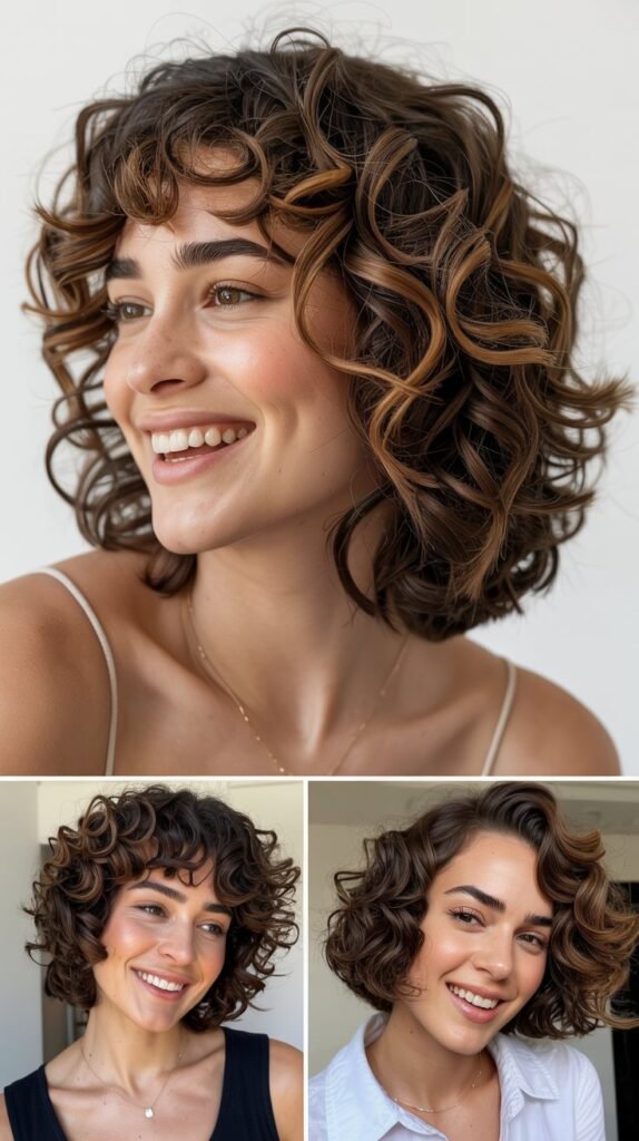 Long Bob for Curly Hair