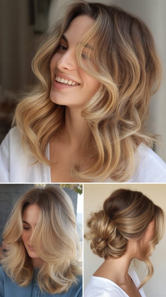 Wheat Blonde with Blended Layers