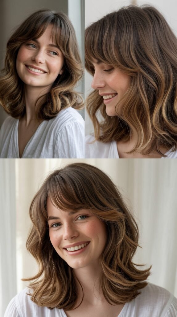  Soft Layers with Baby Side Bangs