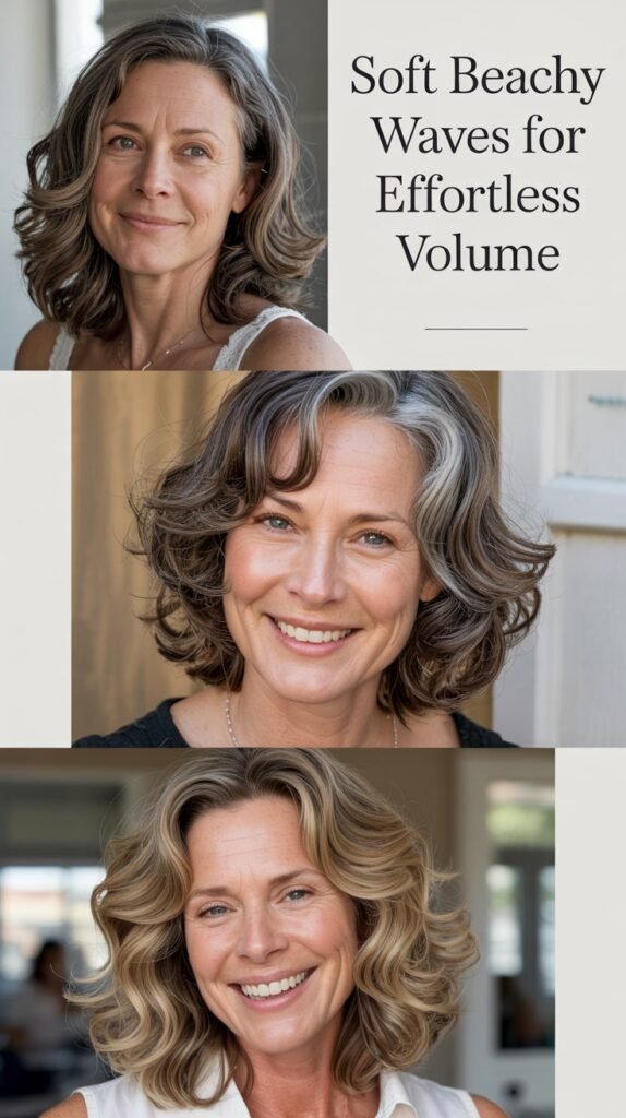 Soft Beachy Waves for Effortless Volume