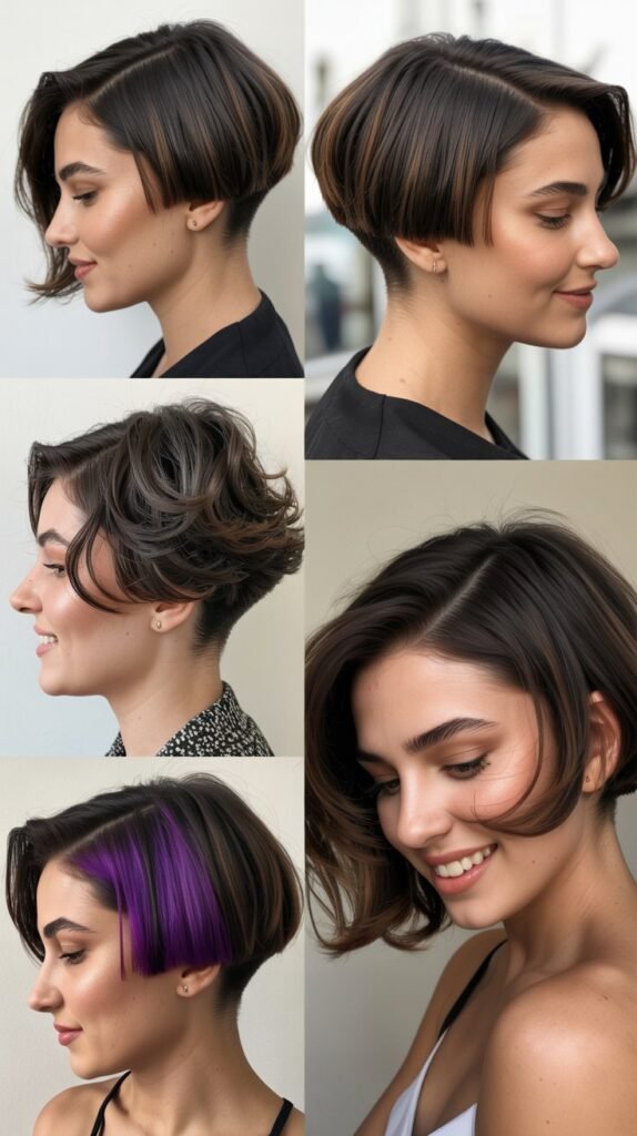 Stacked Bob with Undercut