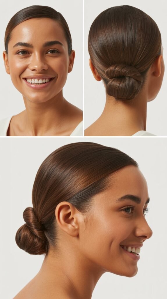 Sleek Low Bun