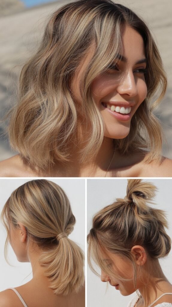  Sandy Blonde Highlights for Beach Waves