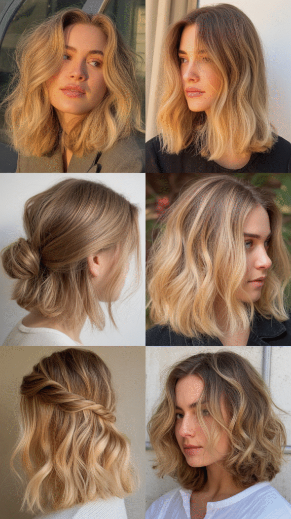 Butterscotch Blonde With Rooted Base