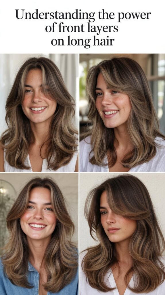Understanding the Power of Front Layers on Long Hair