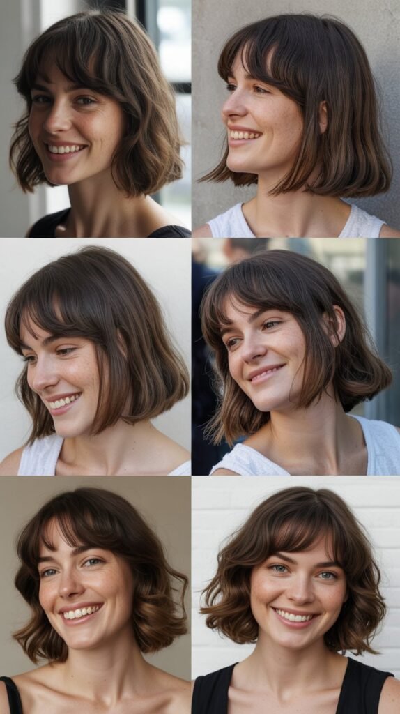  Medium Bob with Bardot Bangs