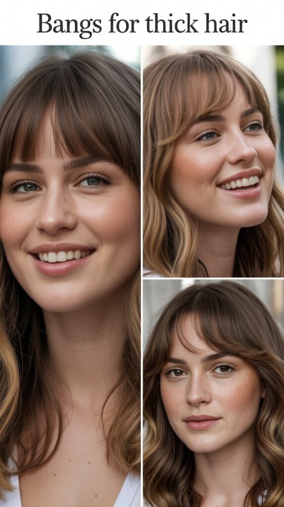 Bangs for Thick Hair