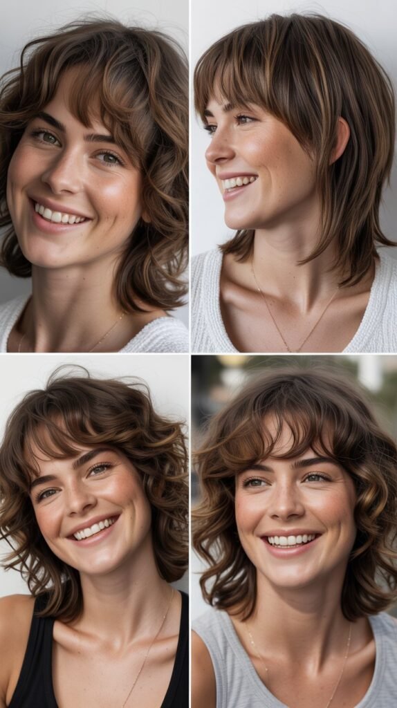  Razored Layers With Piecey Bangs