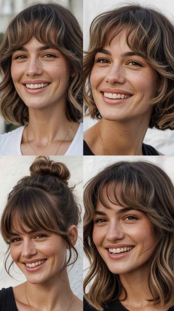  Piecey Bangs: Textured Definition