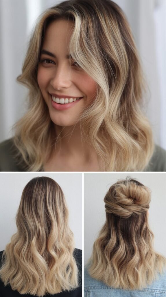 Blonde Balayage with Babylights