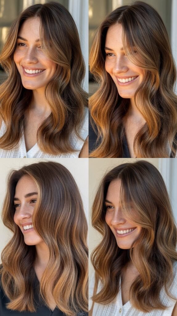 Caramel Highlights with Chestnut Undertones