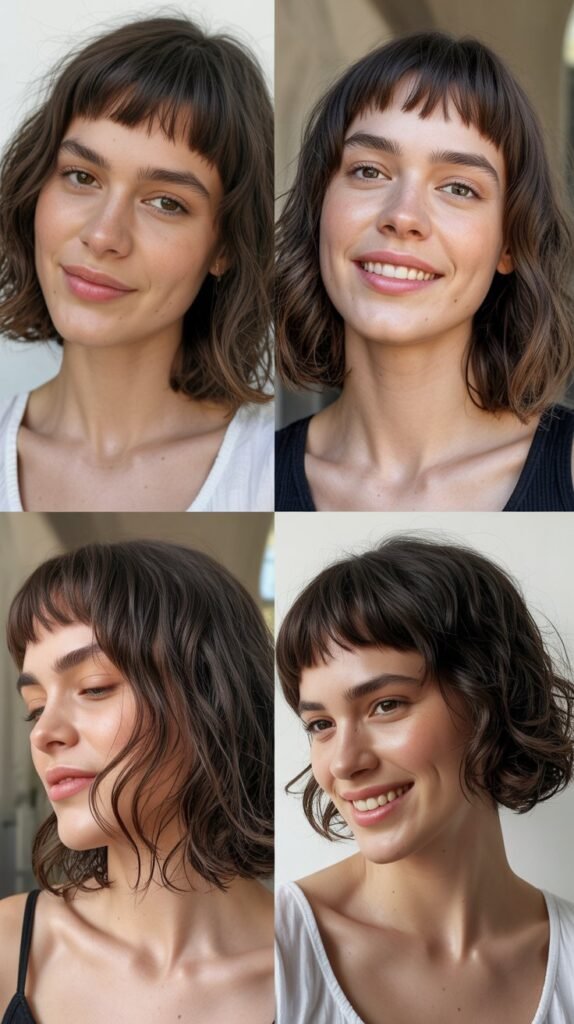 Textured Lob With Micro Fringe