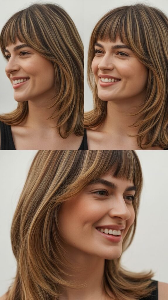 Long Layered Cut With Micro Fringe