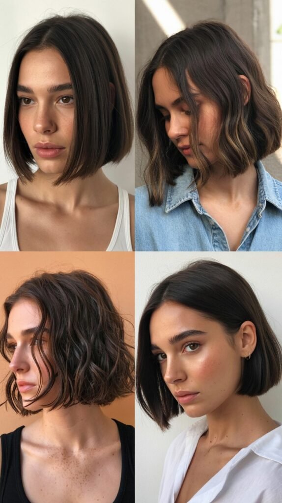  Bob with Razor-Cut Ends