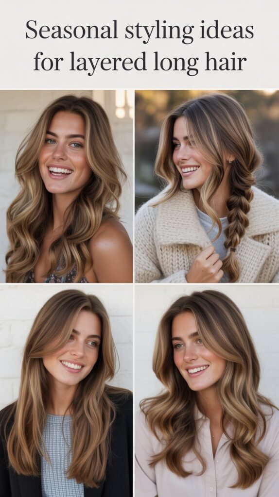 Seasonal Styling Ideas for Layered Long Hair