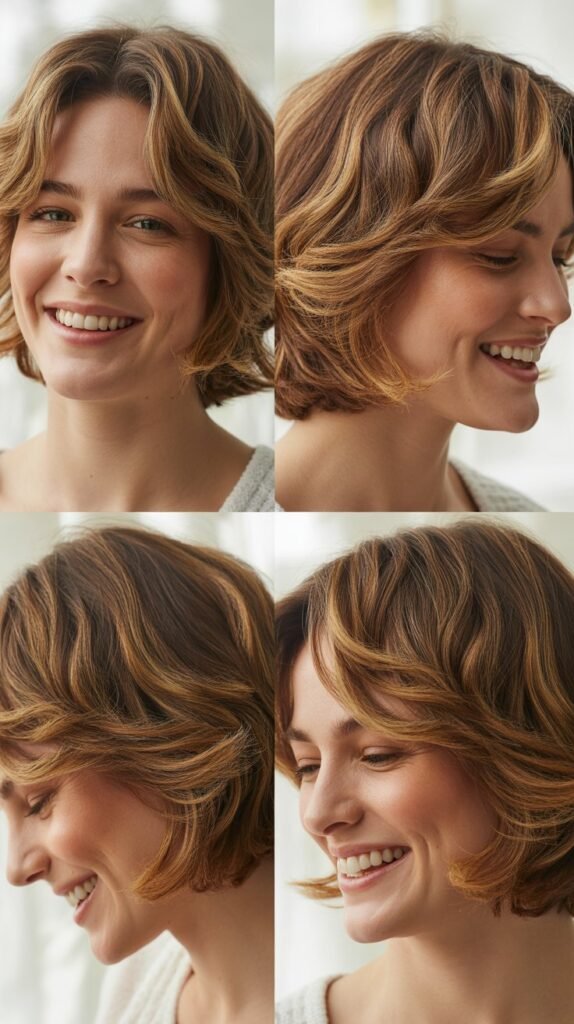 Piecey Front Layers With Tousled Texture