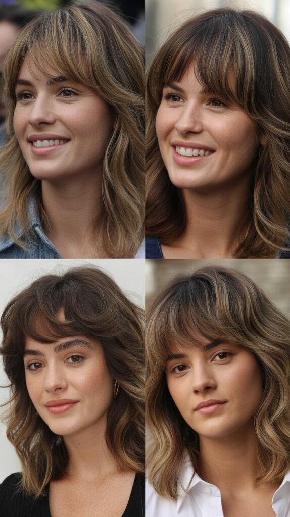  Layered Bangs: Dimension and Movement
