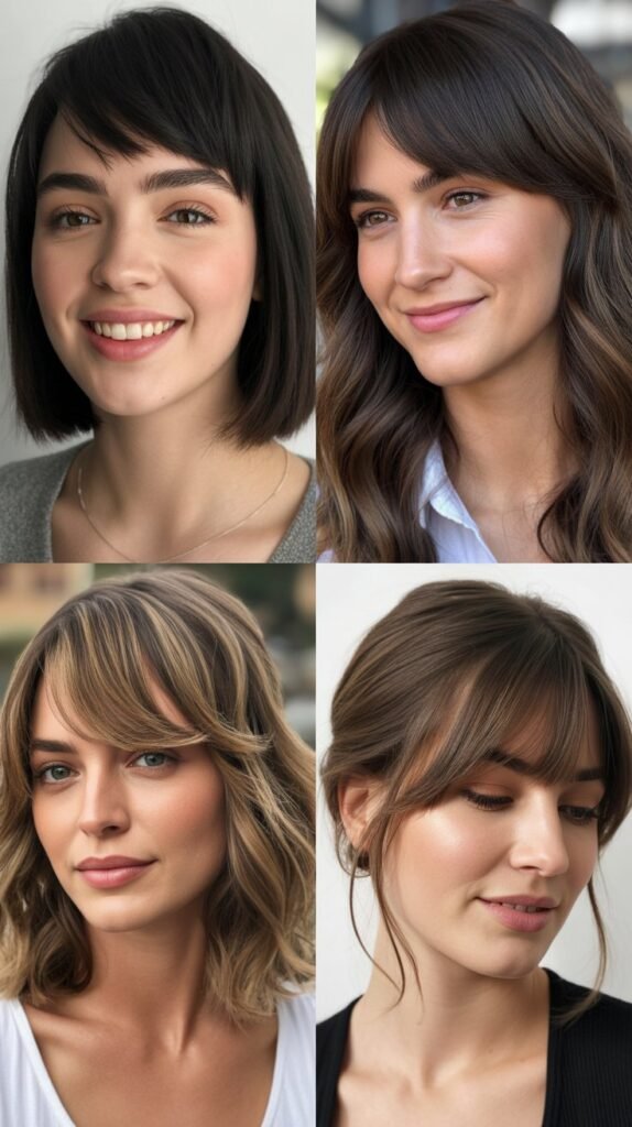  Angled Bangs