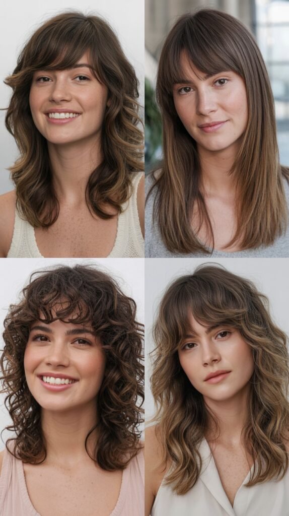  Textured Fringe With Long Cascading Layers