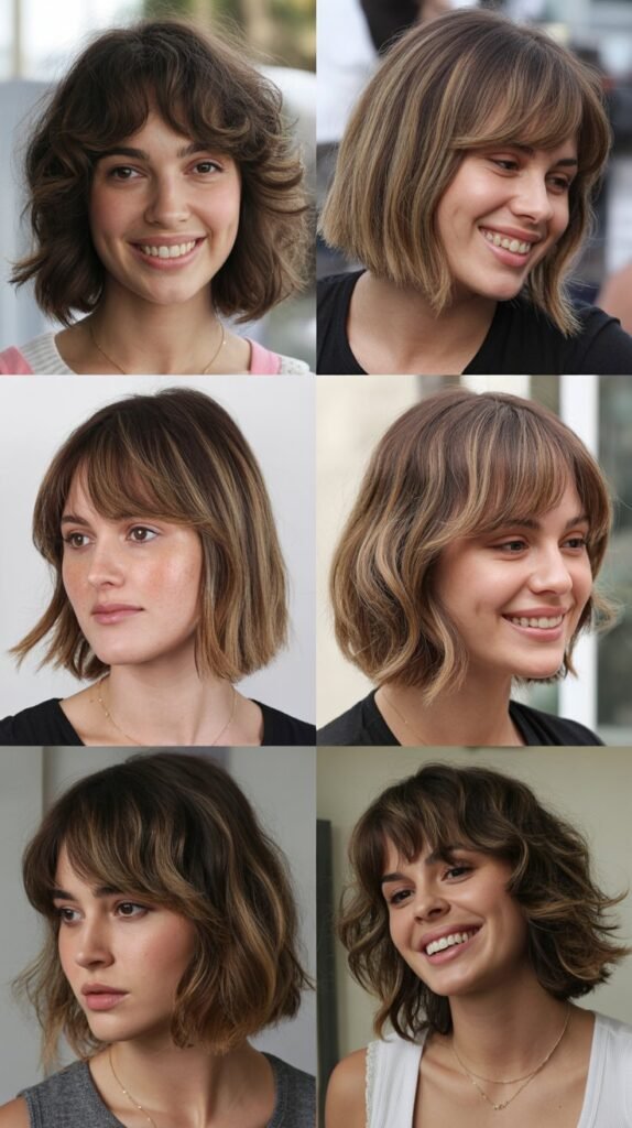 Tousled Long Bob With Longer Bangs