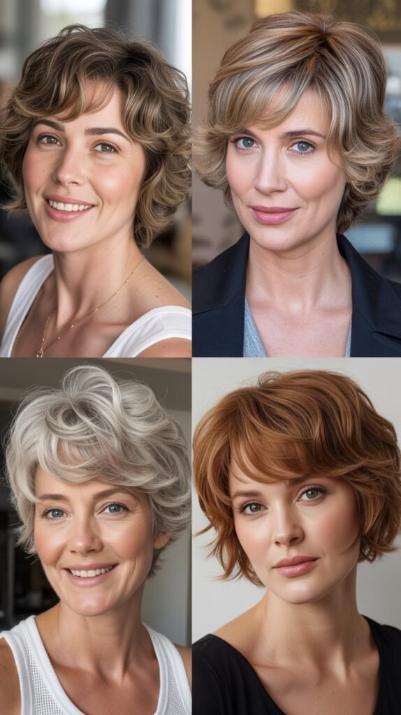 Short Shag with Wispy Bangs