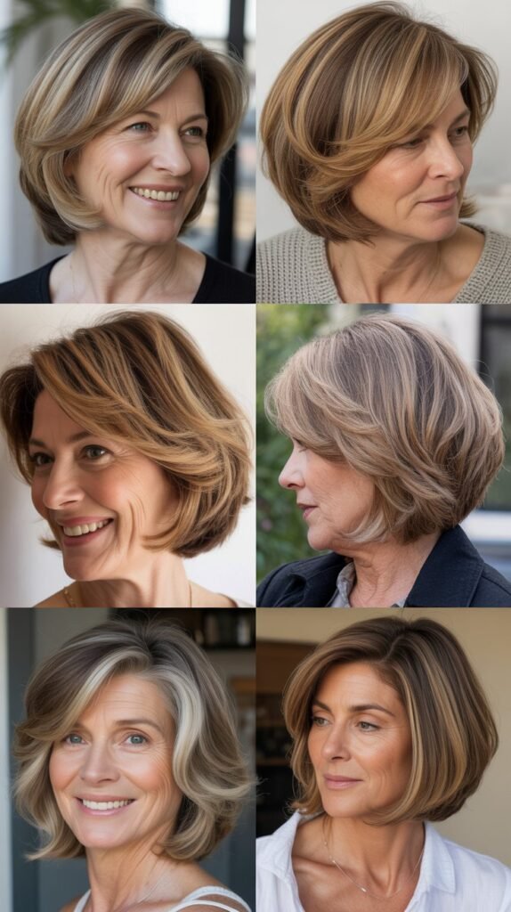 Layered Lob with Balayage