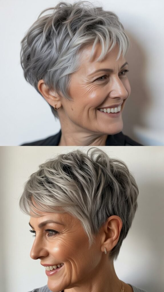 Edgy Pixie with Razored Texture