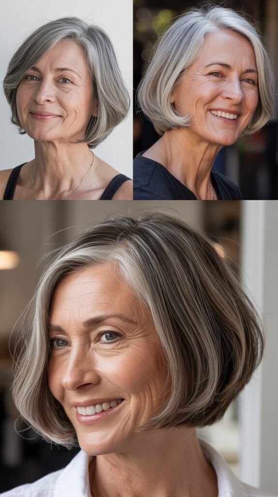 Sleek Angled Bob
