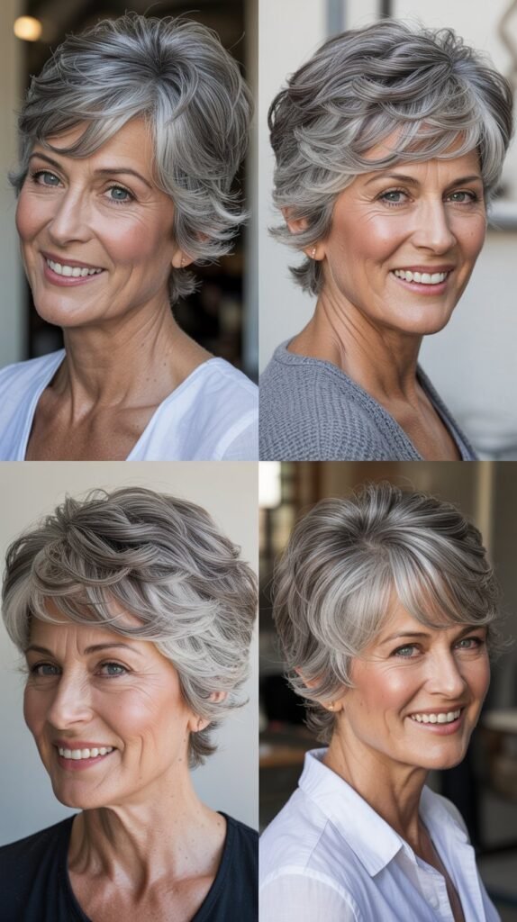 Choppy Crop with Volume on Top