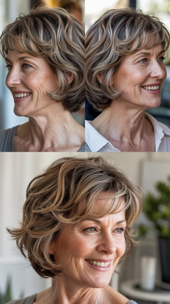 Textured Bob with Choppy Layers