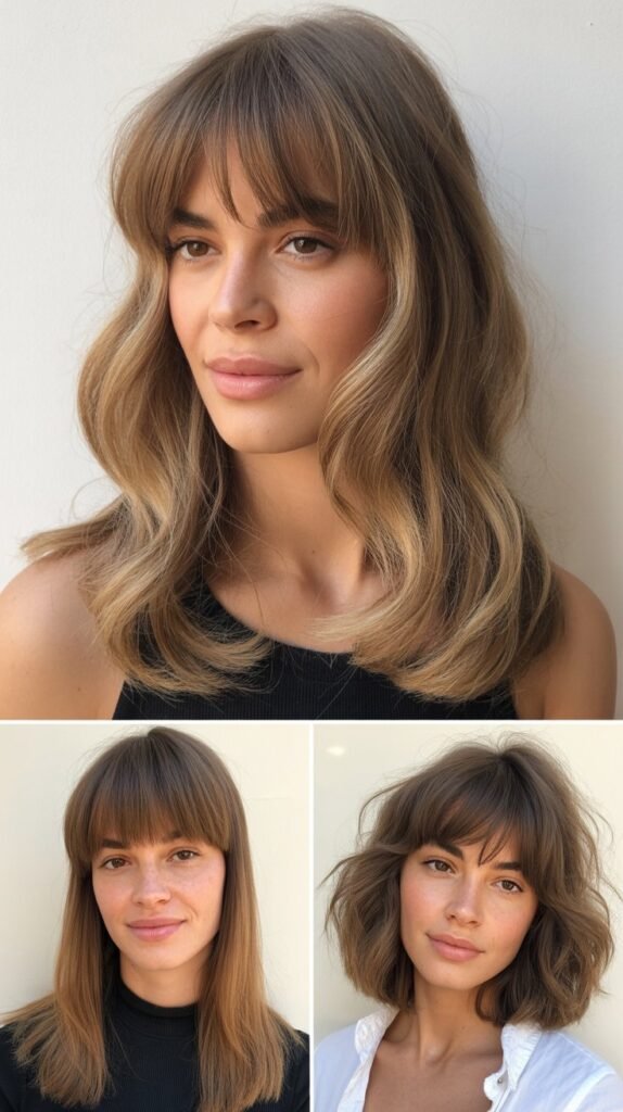 Bob With Long Bardot Bangs