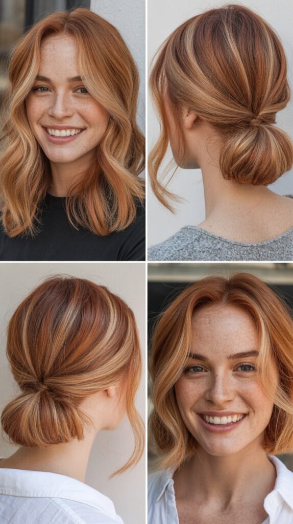Strawberry Blonde Accent for Unique Flair