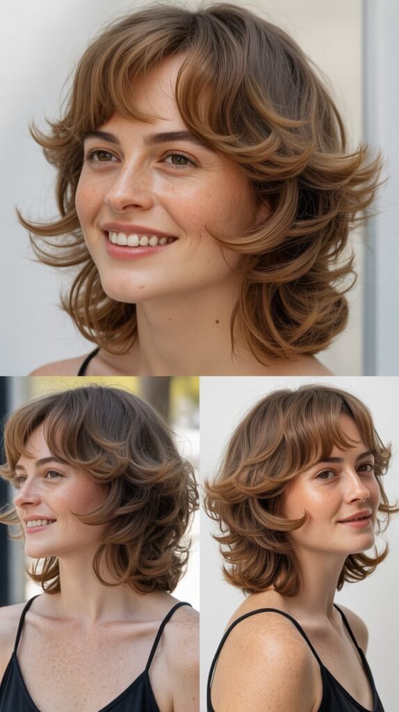 Voluminous Layers with Micro Bangs