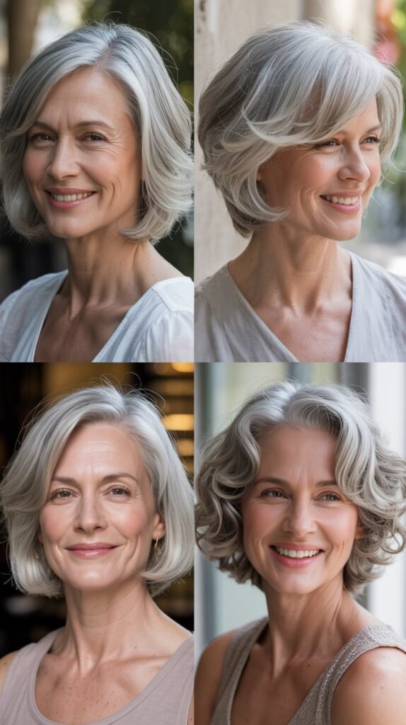 The Silver/Gray Bob