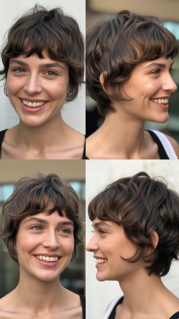 Razored Shag with Choppy Micro Fringe