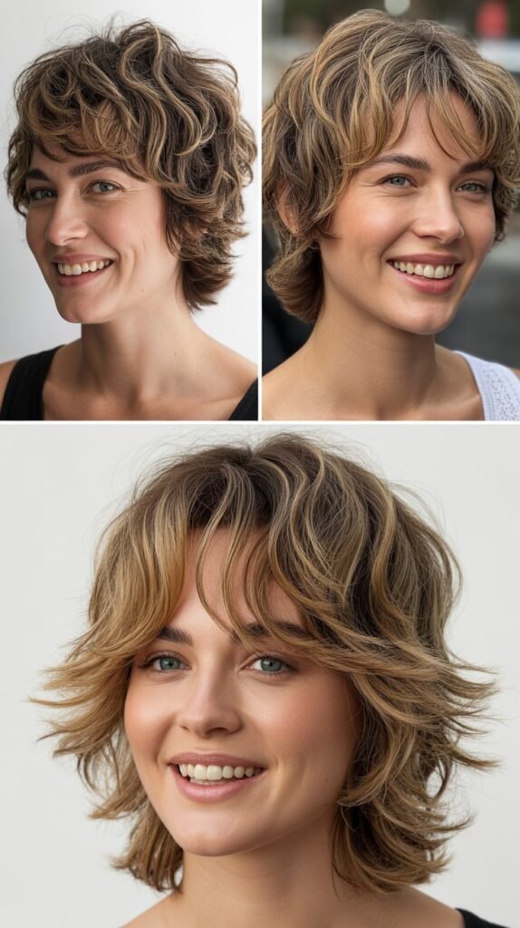 Choppy Layers Around the Face