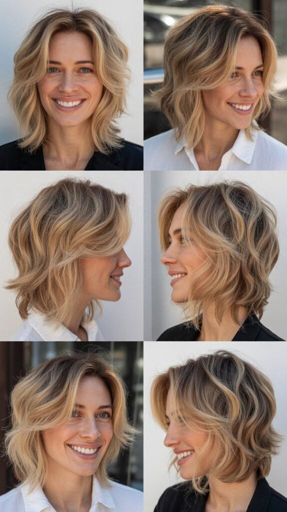 Sandy Blonde with Razored Layers