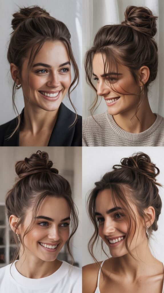  Messy Side Bun