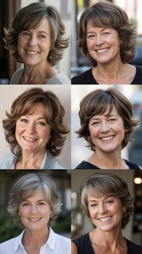  Layered Shag with Side Part