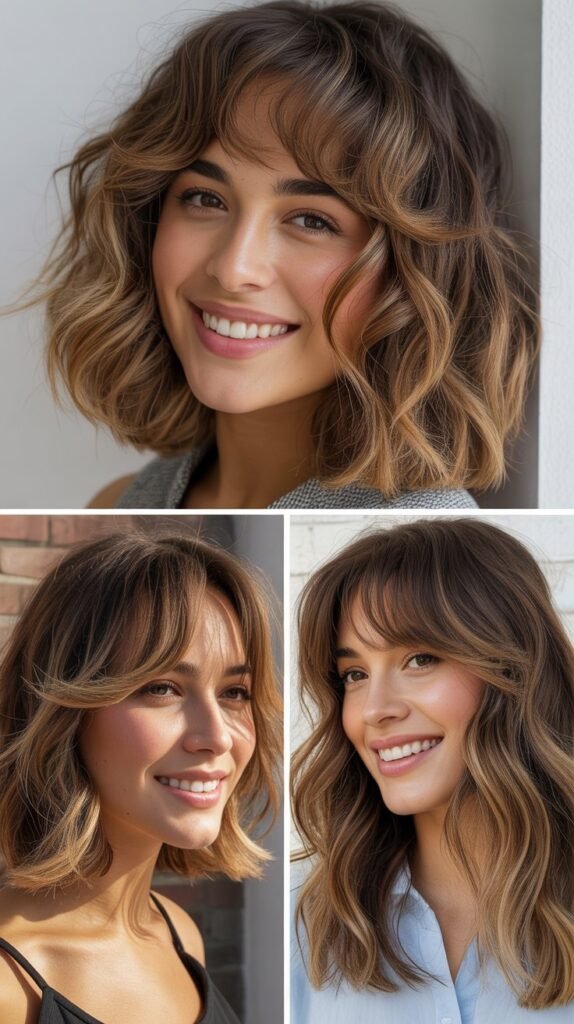  Wispy Bangs with Dimensional Highlights