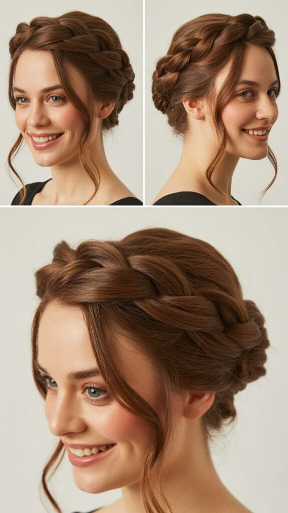 The Twisted Crown Updo